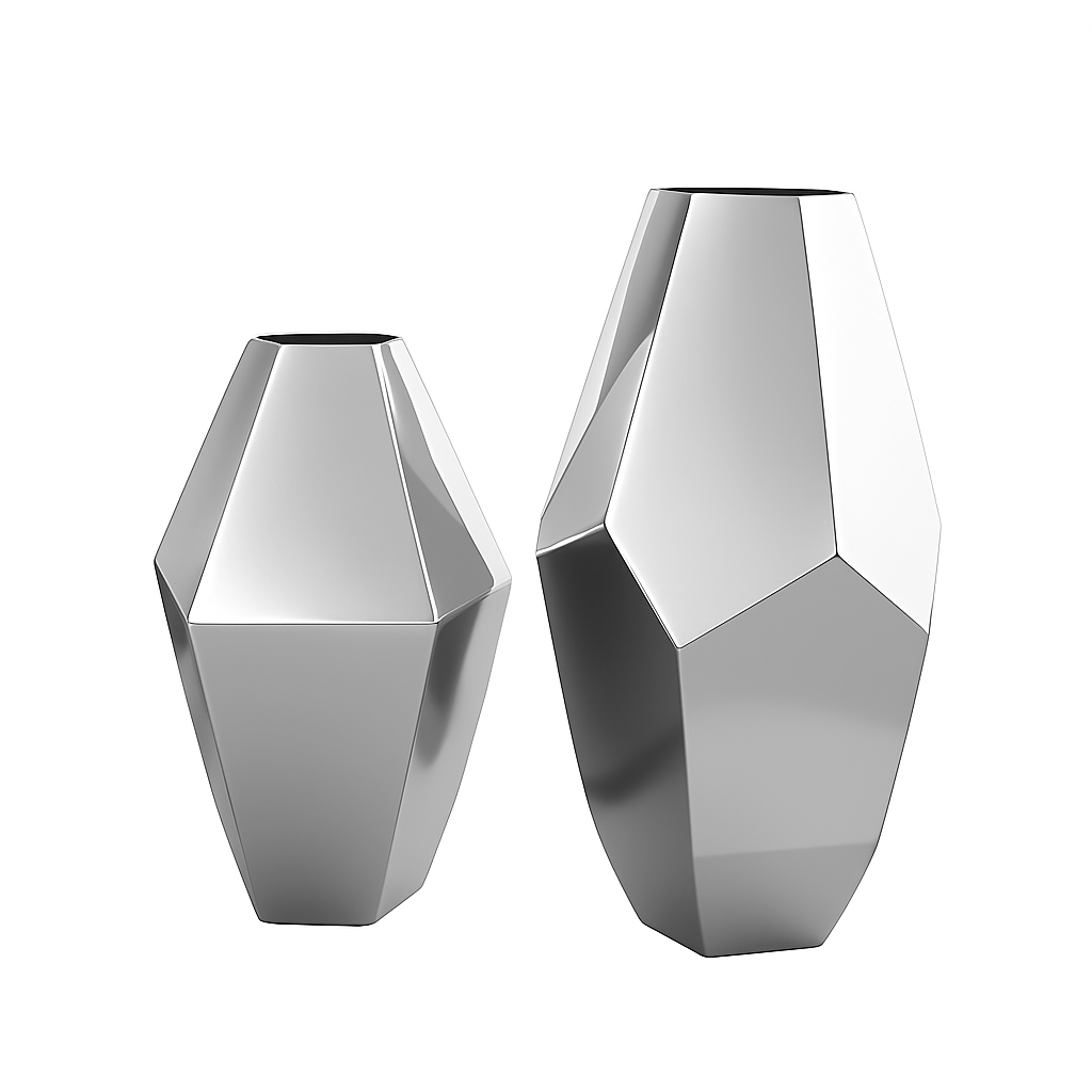 Stainless Steel Floor Vase Living-6