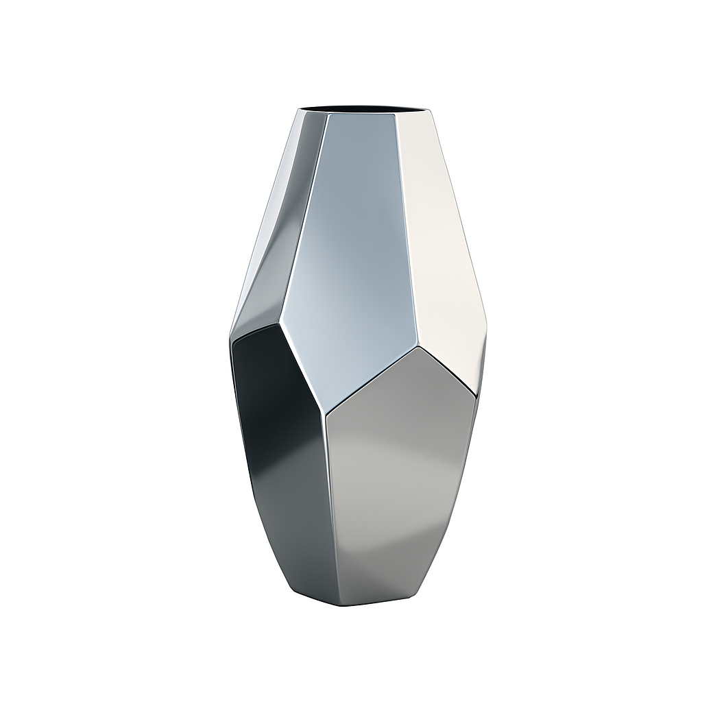 Stainless Steel Floor Vase Living-7