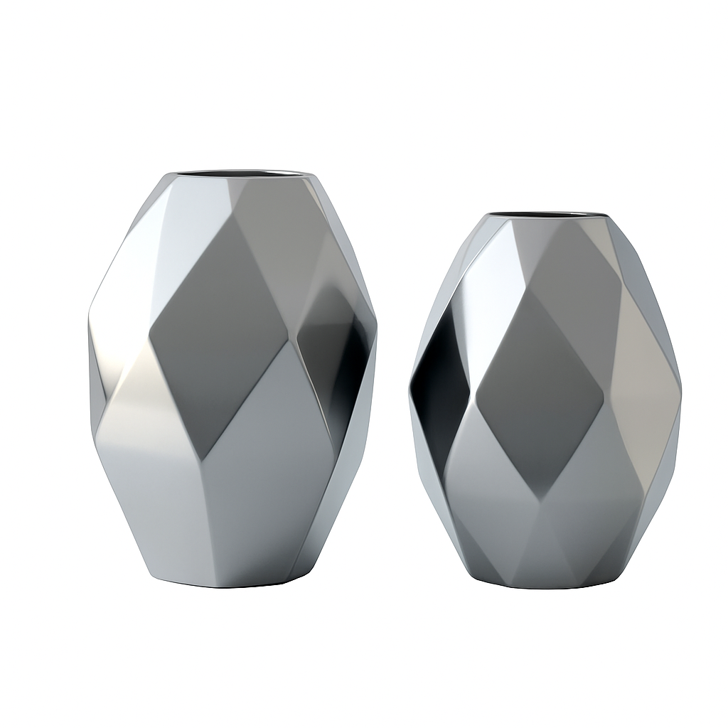 Stainless Steel Floor Vase Living-13