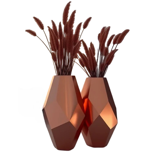 Stainless Steel Floor Vase Living-11