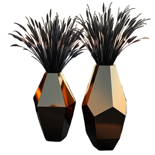 Stainless Steel Floor Vase Living-6