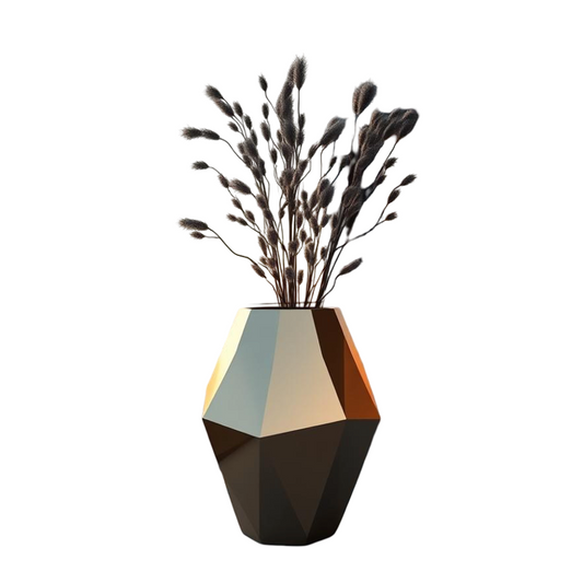 Stainless Steel Floor Vase Living-8